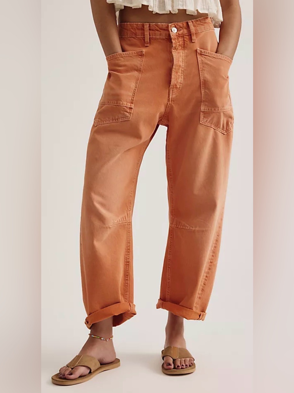 Free people minimalist moxie barrel jeans